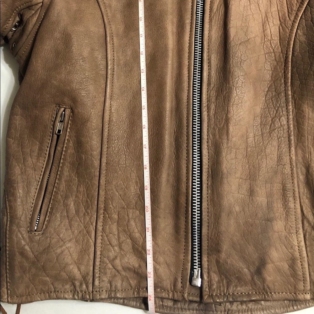 Distressed Quilted Leather Riding Jacket - Picture 7 of 11
